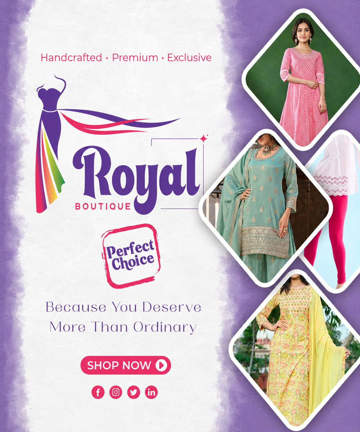 Royal Boutique Mobile Banner